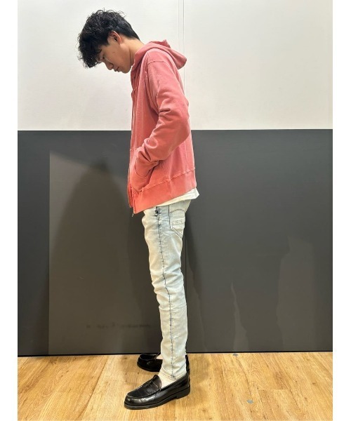 BACK NUMBER(バックナンバー)の「【BACK NUMBER】フェード加工カラー ZIPパーカー(パーカー・メンズ・ブラック/ブルー/レッド・M/L/XL)」の21枚目の写真