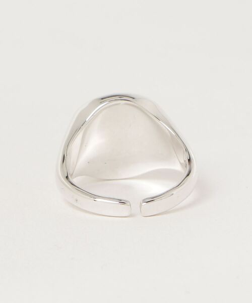 SILVER BULLET（シルバーバレット）の「『SBLT』ユニセックス 925シルバー 印台デザイン リング（リング・レディース・シルバー・FREE）」の2枚目の写真