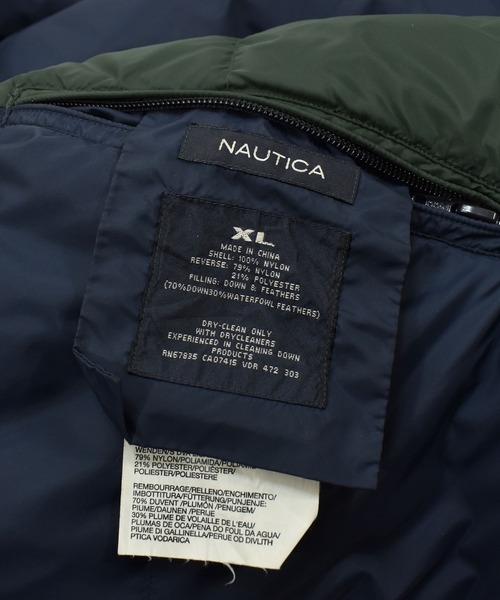 NAUTICA（ノーティカ）の「【ヴィンテージ古着】Y2K NAUTICA/ノーティカ リバーシブル ダウンジャケット（ダウンジャケット/コート・メンズ・ネイビー・X-LARGE）」の8枚目の写真