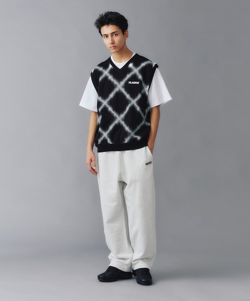 XLARGE（エクストララージ）の「BARBED WIRE KNIT VEST（ベスト・メンズ・ネイビー/ブラック・XL/L/M）」の11枚目の写真