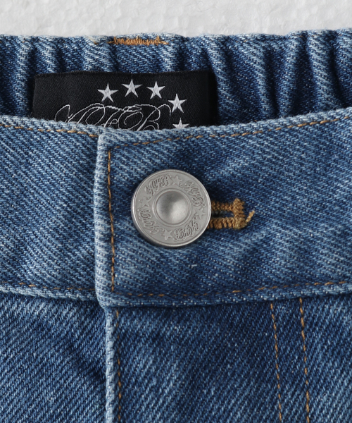 セール】【AFB / エーエフビー】STUDDED BAGGY PANTS（デニム