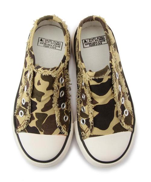 coen（コーエン）の「【coen kids】キャンバススリッポン15FW（16cm～20cm）（スリッポン・キッズ・ホワイト/ネイビー/その他1・XX-LARGE/SMALL/MEDIUM/X-LARGE/LARGE）」の4枚目の写真