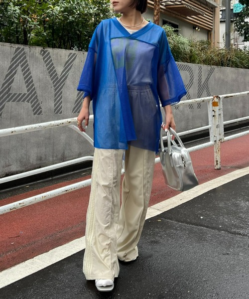 [美品] etsinta リメイクメッシュ　オーバーユニフォーム XL レッド 1688262969_1000.jpg