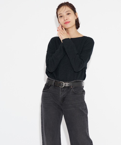 Levi's(リーバイス)の「Levi's/リーバイス ロングスリーブTシャツ ブラック MARGOT(Tシャツ/カットソー・レディース・ブラック・M/S/XS)」の13枚目の写真