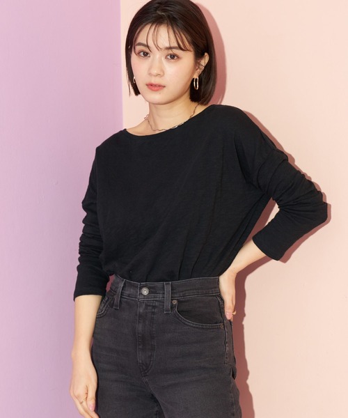 Levi's(リーバイス)の「Levi's/リーバイス ロングスリーブTシャツ ブラック MARGOT(Tシャツ/カットソー・レディース・ブラック・M/S/XS)」の17枚目の写真