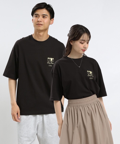 GLOBAL WORK Smile Seed Store（グローバルワーク スマイルシードストア）の「コットンプリントTシャツ半袖/984098（Tシャツ/カットソー・メンズ・ホワイト系その他6/ブラック/チャコール/オフホワイト・LARGE/X-LARGE/SMALL/MEDIUM）」の3枚目の写真