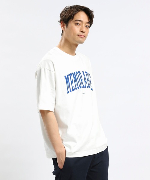 GLOBAL WORK Smile Seed Store（グローバルワーク スマイルシードストア）の「コットンプリントTシャツ半袖/984098（Tシャツ/カットソー・メンズ・ホワイト系その他6/ブラック/チャコール/オフホワイト・LARGE/X-LARGE/SMALL/MEDIUM）」の9枚目の写真