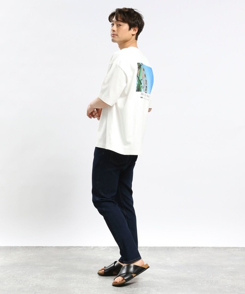 GLOBAL WORK Smile Seed Store（グローバルワーク スマイルシードストア）の「コットンプリントTシャツ半袖/984098（Tシャツ/カットソー・メンズ・ホワイト系その他6/ブラック/チャコール/オフホワイト・LARGE/X-LARGE/SMALL/MEDIUM）」の12枚目の写真