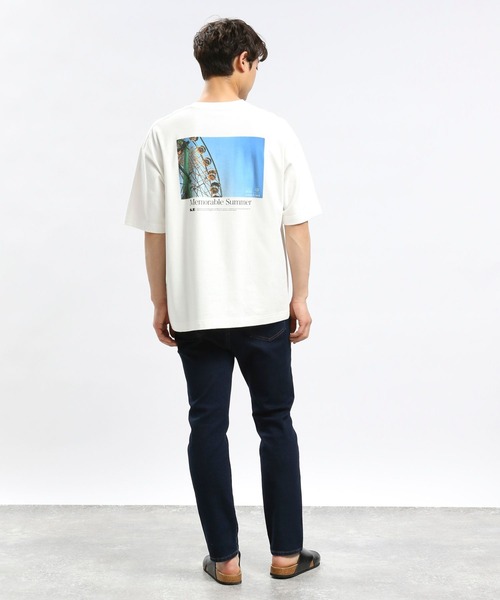 GLOBAL WORK Smile Seed Store（グローバルワーク スマイルシードストア）の「コットンプリントTシャツ半袖/984098（Tシャツ/カットソー・メンズ・ホワイト系その他6/ブラック/チャコール/オフホワイト・LARGE/X-LARGE/SMALL/MEDIUM）」の13枚目の写真