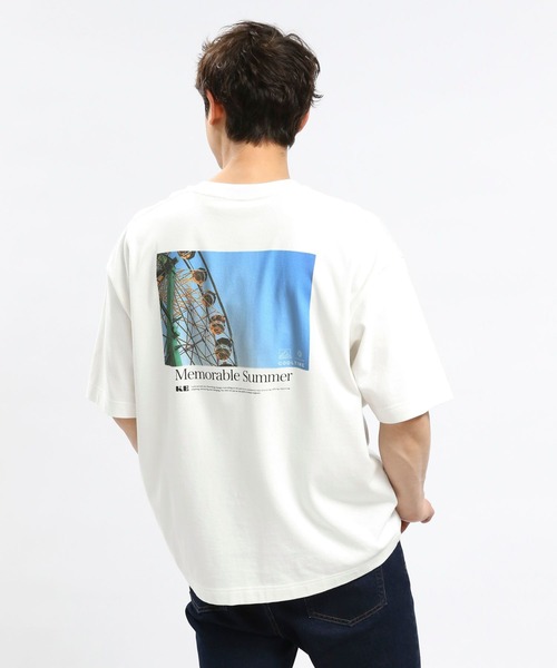 GLOBAL WORK Smile Seed Store（グローバルワーク スマイルシードストア）の「コットンプリントTシャツ半袖/984098（Tシャツ/カットソー・メンズ・ホワイト系その他6/ブラック/チャコール/オフホワイト・LARGE/X-LARGE/SMALL/MEDIUM）」の16枚目の写真