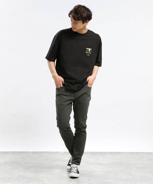 GLOBAL WORK Smile Seed Store（グローバルワーク スマイルシードストア）の「コットンプリントTシャツ半袖/984098（Tシャツ/カットソー・メンズ・ホワイト系その他6/ブラック/チャコール/オフホワイト・LARGE/X-LARGE/SMALL/MEDIUM）」の18枚目の写真