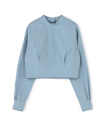 BACCA（バッカ）の「コットンソフトタイプライター ボリュームスリーブブラウス（シャツ/ブラウス）」