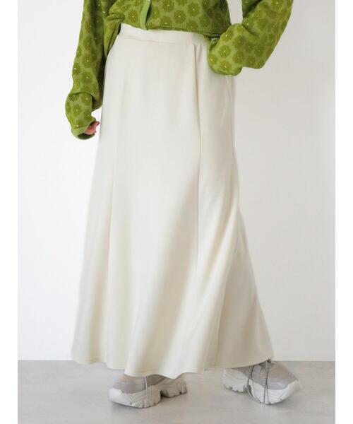 ehka sopo（エヘカソポ）の「◎カットマーメイドスカート（スカート・レディース・ブラック/グレー/オフホワイト/カーキ・F）」の2枚目の写真