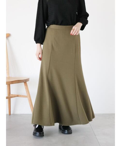 ehka sopo（エヘカソポ）の「◎カットマーメイドスカート（スカート・レディース・ブラック/グレー/オフホワイト/カーキ・F）」の21枚目の写真