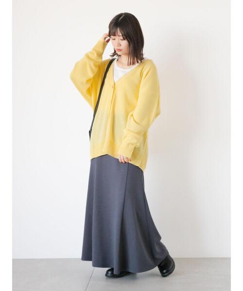 ehka sopo（エヘカソポ）の「◎カットマーメイドスカート（スカート・レディース・ブラック/グレー/オフホワイト/カーキ・F）」の14枚目の写真