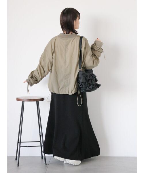 ehka sopo（エヘカソポ）の「◎カットマーメイドスカート（スカート・レディース・ブラック/グレー/オフホワイト/カーキ・F）」の8枚目の写真