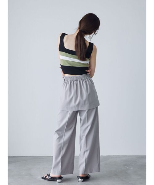 MURUA（ムルーア）の「カットワークトングサンダル（サンダル・レディース・ホワイト/ブラック・24.5/23.5）」の5枚目の写真