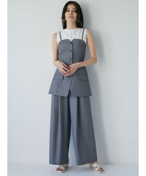 MURUA（ムルーア）の「カットワークトングサンダル（サンダル・レディース・ホワイト/ブラック・24.5/23.5）」の8枚目の写真