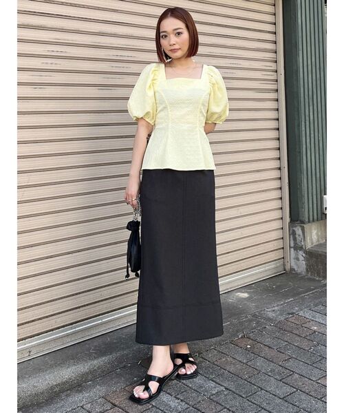 MURUA（ムルーア）の「カットワークトングサンダル（サンダル・レディース・ホワイト/ブラック・24.5/23.5）」の18枚目の写真