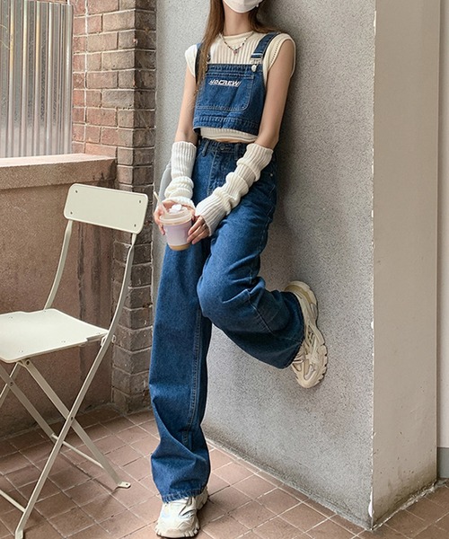 aimoha（アイモハ）の「デニムベスト+パンツセットアップ（サロペット/オーバーオール・レディース・ブラック/ネイビー・LARGE/MEDIUM/SMALL）」の17枚目の写真