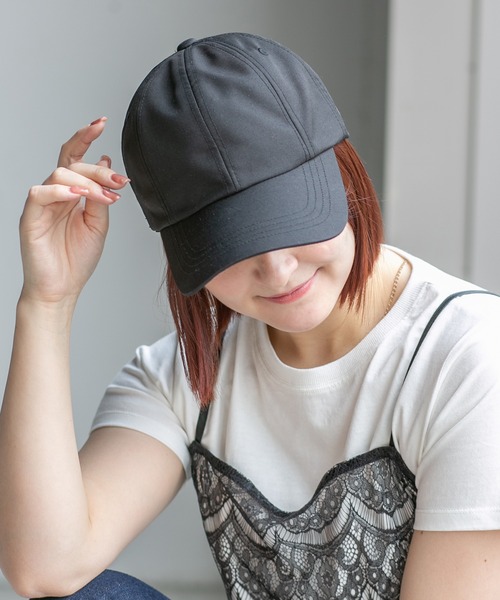 14+（イチヨンプラス）の「深めUVケアキャップ（キャップ・レディース・ホワイト/ブラック/ブラウン・MEDIUM）」の5枚目の写真