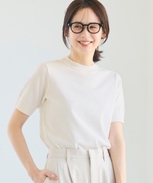 サマーニットサイドスリットトップス