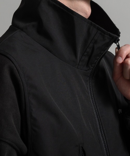 Perushu（ペルーシュ）の「アソートデザインジップスタンドネックベスト（ベスト・メンズ・ブラック/グレー系/ブラック系・MEDIUM/LARGE）」の16枚目の写真