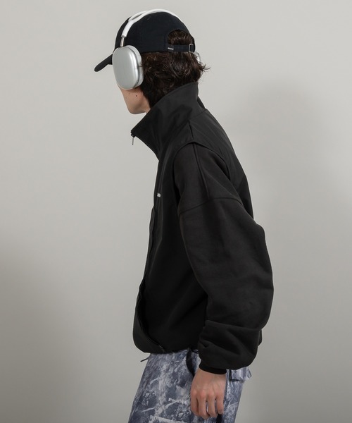 Perushu（ペルーシュ）の「アソートデザインジップスタンドネックベスト（ベスト・メンズ・ブラック/グレー系/ブラック系・MEDIUM/LARGE）」の5枚目の写真