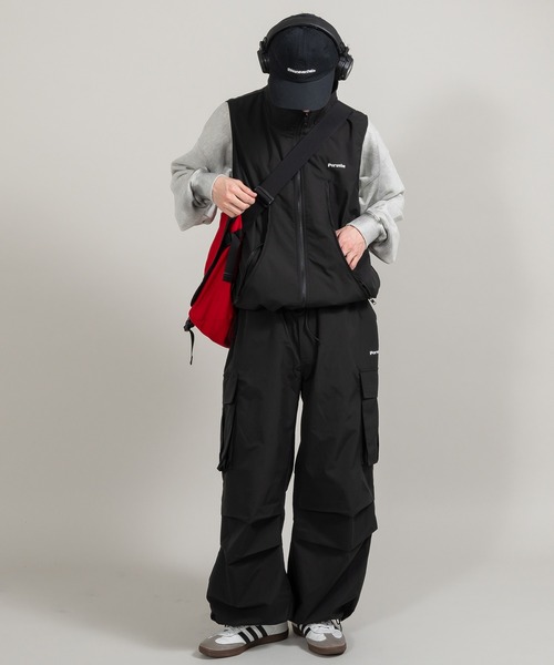 Perushu（ペルーシュ）の「アソートデザインジップスタンドネックベスト（ベスト・メンズ・ブラック/グレー系/ブラック系・MEDIUM/LARGE）」の13枚目の写真