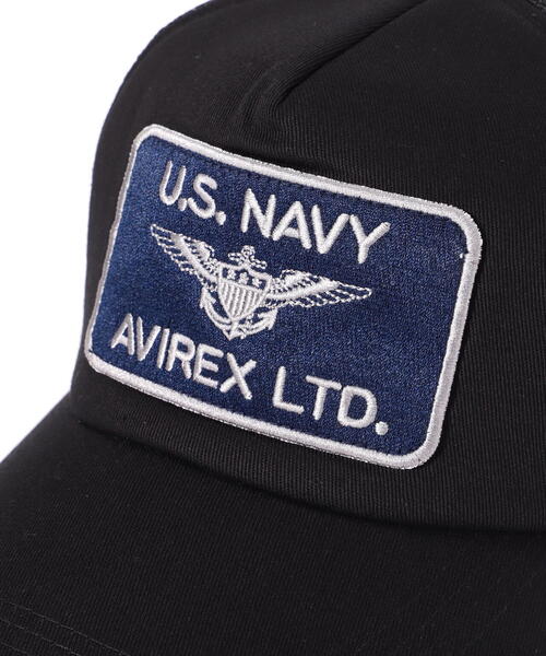 AVIREX（アヴィレックス）の「MESH CAP US NAVY / メッシュキャップ US ネイビー / AVIREX / アヴィレックス（キャップ・メンズ・その他4/ブラック/オリーブ系・F）」の11枚目の写真