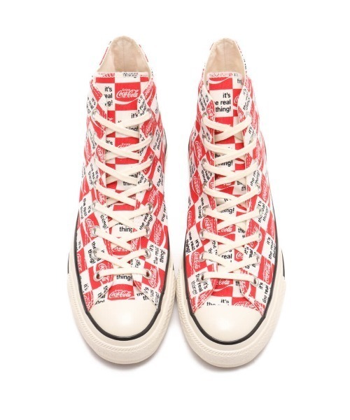 CONVERSE(コンバース)の「CONVERSE ALL STAR US Coca-Cola CK HI / コンバース オールスター US コカ・コーラ CK ハイ(スニーカー・メンズ・レッド・27.0cm/26.0cm/29.0cm/28.0cm/30.0cm/27.5cm/26.5cm/25.5cm)」の2枚目の写真