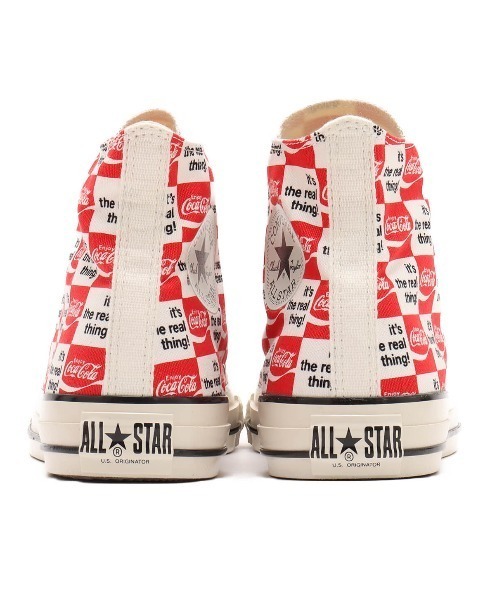 CONVERSE(コンバース)の「CONVERSE ALL STAR US Coca-Cola CK HI / コンバース オールスター US コカ・コーラ CK ハイ(スニーカー・メンズ・レッド・27.0cm/26.0cm/29.0cm/28.0cm/30.0cm/27.5cm/26.5cm/25.5cm)」の3枚目の写真