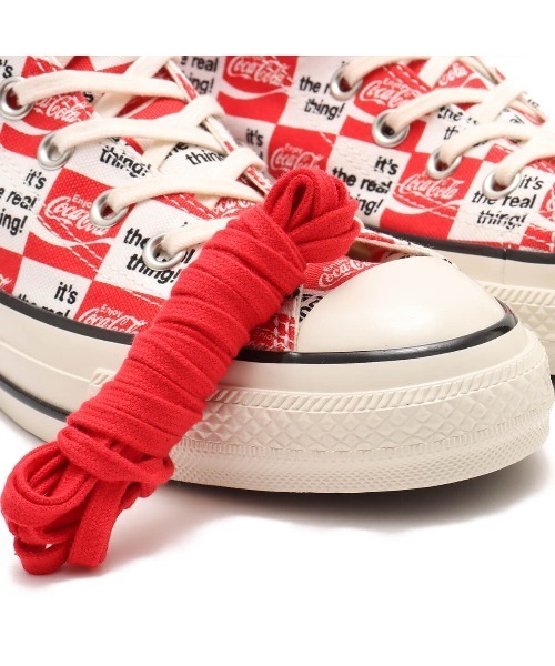CONVERSE(コンバース)の「CONVERSE ALL STAR US Coca-Cola CK HI / コンバース オールスター US コカ・コーラ CK ハイ(スニーカー・メンズ・レッド・27.0cm/26.0cm/29.0cm/28.0cm/30.0cm/27.5cm/26.5cm/25.5cm)」の4枚目の写真