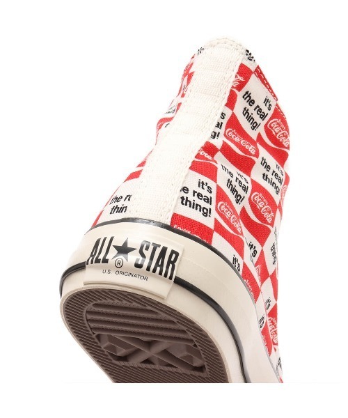 CONVERSE(コンバース)の「CONVERSE ALL STAR US Coca-Cola CK HI / コンバース オールスター US コカ・コーラ CK ハイ(スニーカー・メンズ・レッド・27.0cm/26.0cm/29.0cm/28.0cm/30.0cm/27.5cm/26.5cm/25.5cm)」の7枚目の写真