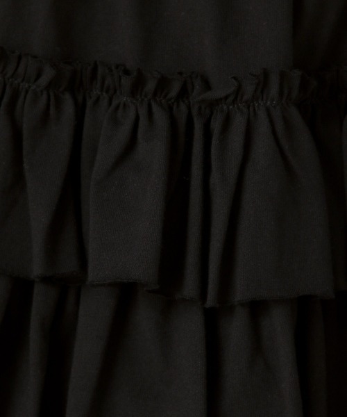 LOWRYS FARM(ローリーズファーム)の「カットティアードミニスカート 122364(スカート・キッズ・ブラック/グレー/レッド・110cm/120cm/130cm/140cm/150cm)」の10枚目の写真