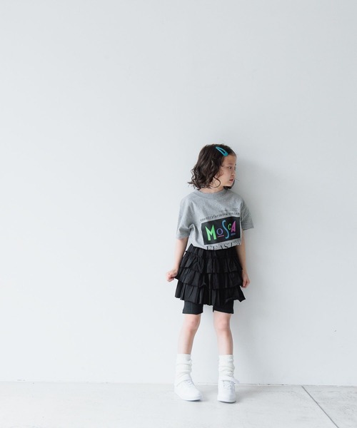 LOWRYS FARM(ローリーズファーム)の「カットティアードミニスカート 122364(スカート・キッズ・ブラック/グレー/レッド・110cm/120cm/130cm/140cm/150cm)」の13枚目の写真