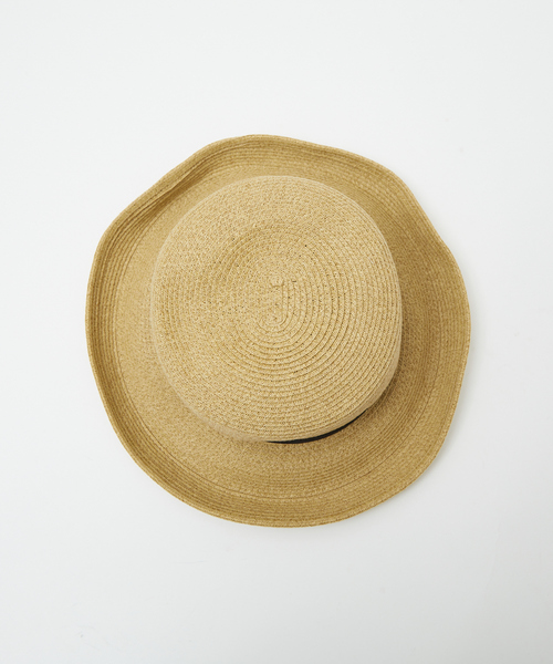 collex（コレックス）の「【UVカット・畳める】クランプルハット（ハット・レディース・ベージュ/ライトグレー/ブラウン・フリー）」の7枚目の写真