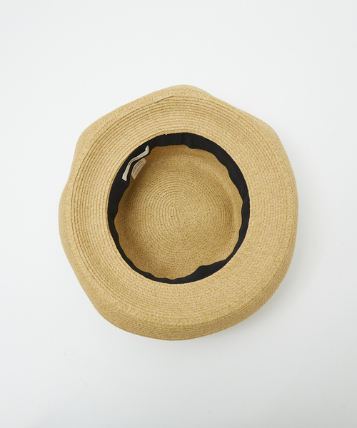 collex（コレックス）の「【UVカット・畳める】クランプルハット（ハット・レディース・ベージュ/ライトグレー/ブラウン・フリー）」の8枚目の写真