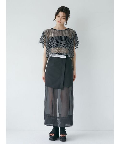 MURUA（ムルーア）の「カップ付きブラトップ（チューブトップ・レディース・ブラック/ホワイト・FREE）」の4枚目の写真