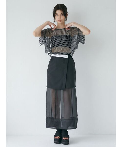 MURUA（ムルーア）の「カップ付きブラトップ（チューブトップ・レディース・ブラック/ホワイト・FREE）」の5枚目の写真