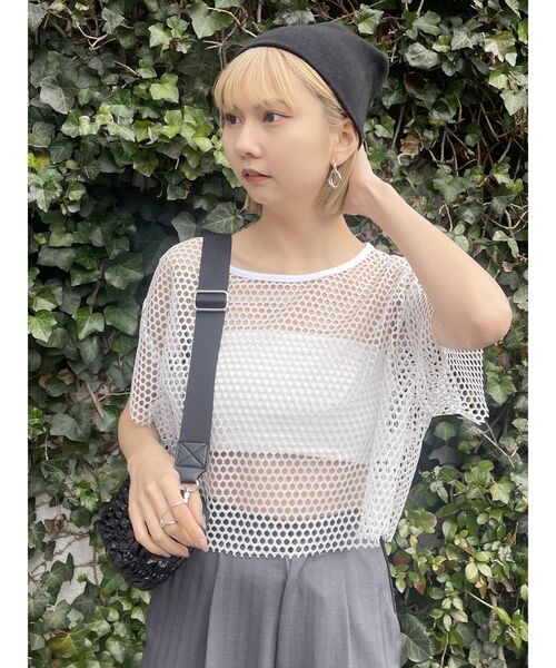 MURUA（ムルーア）の「カップ付きブラトップ（チューブトップ・レディース・ブラック/ホワイト・FREE）」の8枚目の写真