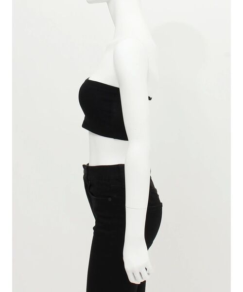 MURUA（ムルーア）の「カップ付きブラトップ（チューブトップ・レディース・ブラック/ホワイト・FREE）」の15枚目の写真