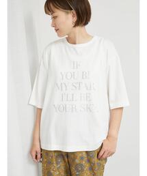 sm2rhythm | 箔ロゴプリントTシャツ(Tシャツ/カットソー)