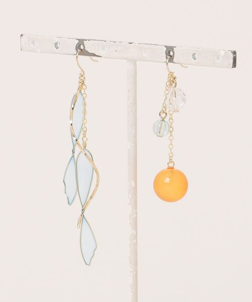 カヤ(カヤ)の「【カヤ】悠々金魚ピアス(ピアス(両耳用)・レディース・レッド系その他/ブラック系その他/ブルー系その他・FREE)」の3枚目の写真