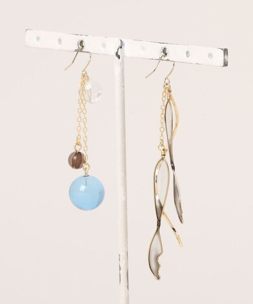 カヤ(カヤ)の「【カヤ】悠々金魚ピアス(ピアス(両耳用)・レディース・レッド系その他/ブラック系その他/ブルー系その他・FREE)」の6枚目の写真