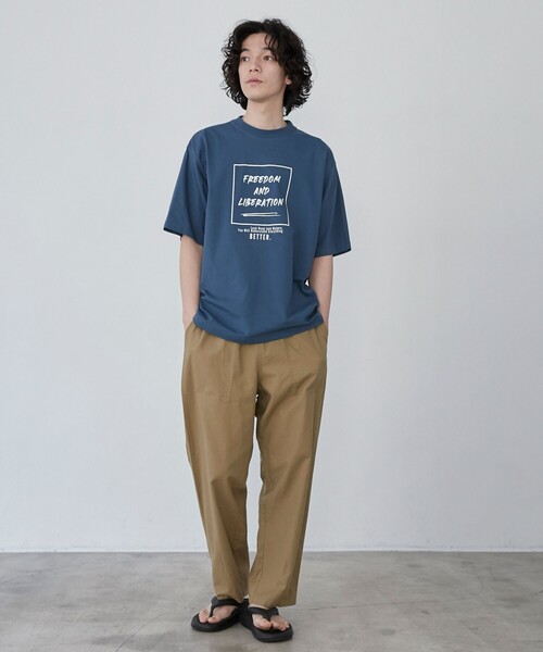 coen(コーエン)の「フレンチリネンコットンイージーベイカーパンツ(その他パンツ・メンズ・オリーブ/ネイビー/ベージュ・M/S/XL/L)」の5枚目の写真