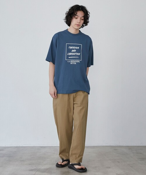 coen(コーエン)の「フレンチリネンコットンイージーベイカーパンツ(その他パンツ・メンズ・オリーブ/ネイビー/ベージュ・M/S/XL/L)」の7枚目の写真