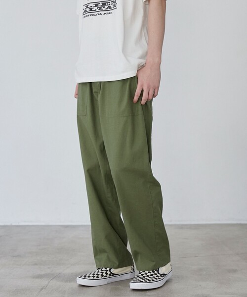 coen(コーエン)の「フレンチリネンコットンイージーベイカーパンツ(その他パンツ・メンズ・オリーブ/ネイビー/ベージュ・M/S/XL/L)」の10枚目の写真