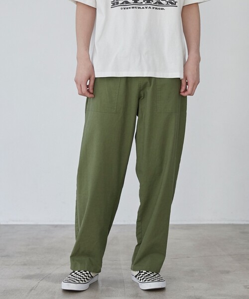 coen(コーエン)の「フレンチリネンコットンイージーベイカーパンツ(その他パンツ・メンズ・オリーブ/ネイビー/ベージュ・M/S/XL/L)」の14枚目の写真