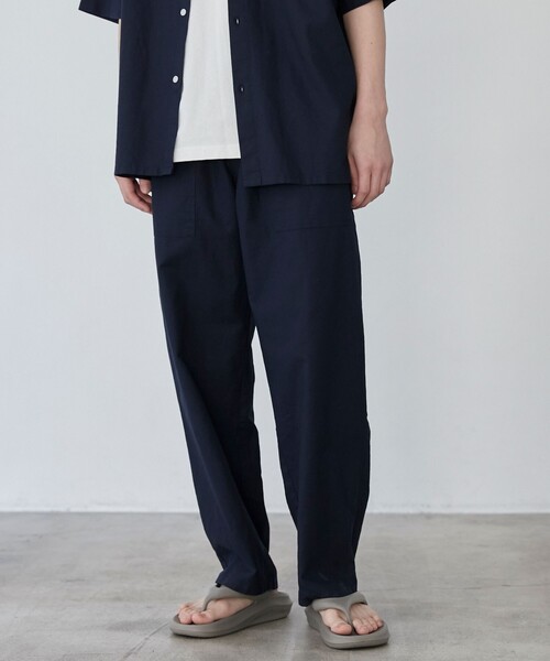 coen(コーエン)の「フレンチリネンコットンイージーベイカーパンツ(その他パンツ・メンズ・オリーブ/ネイビー/ベージュ・M/S/XL/L)」の16枚目の写真